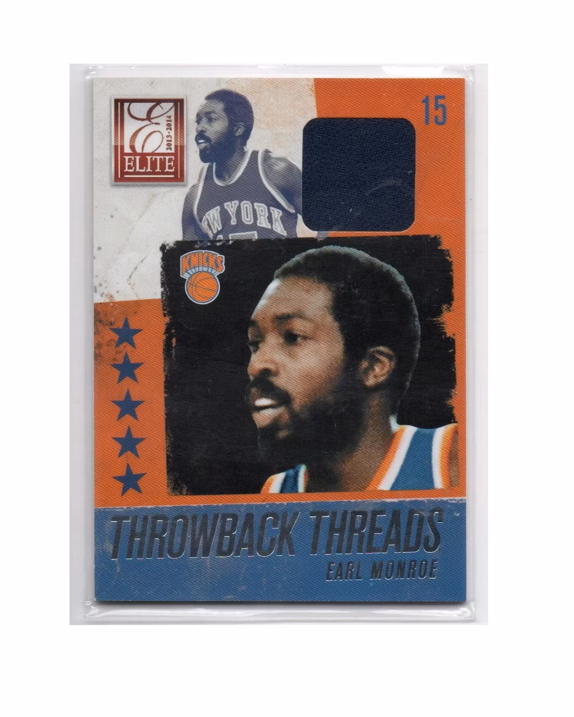 2013-14 Elite Throwback Threads #6 Earl Monroe (40-X253-NBAKNICKS)