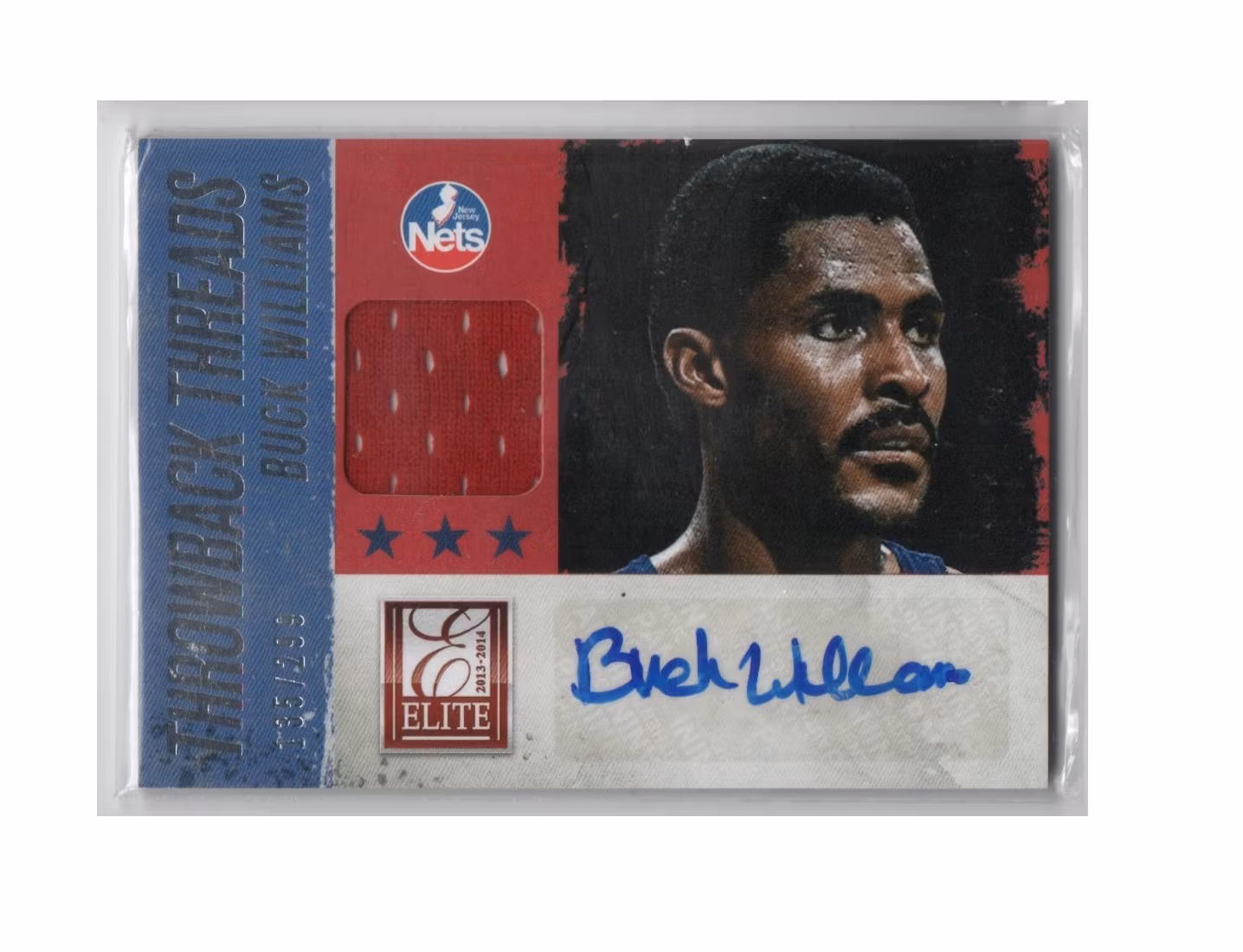 2013-14 Elite Throwback Threads Autographs #18 Buck Williams (60-X245-NBANETS)
