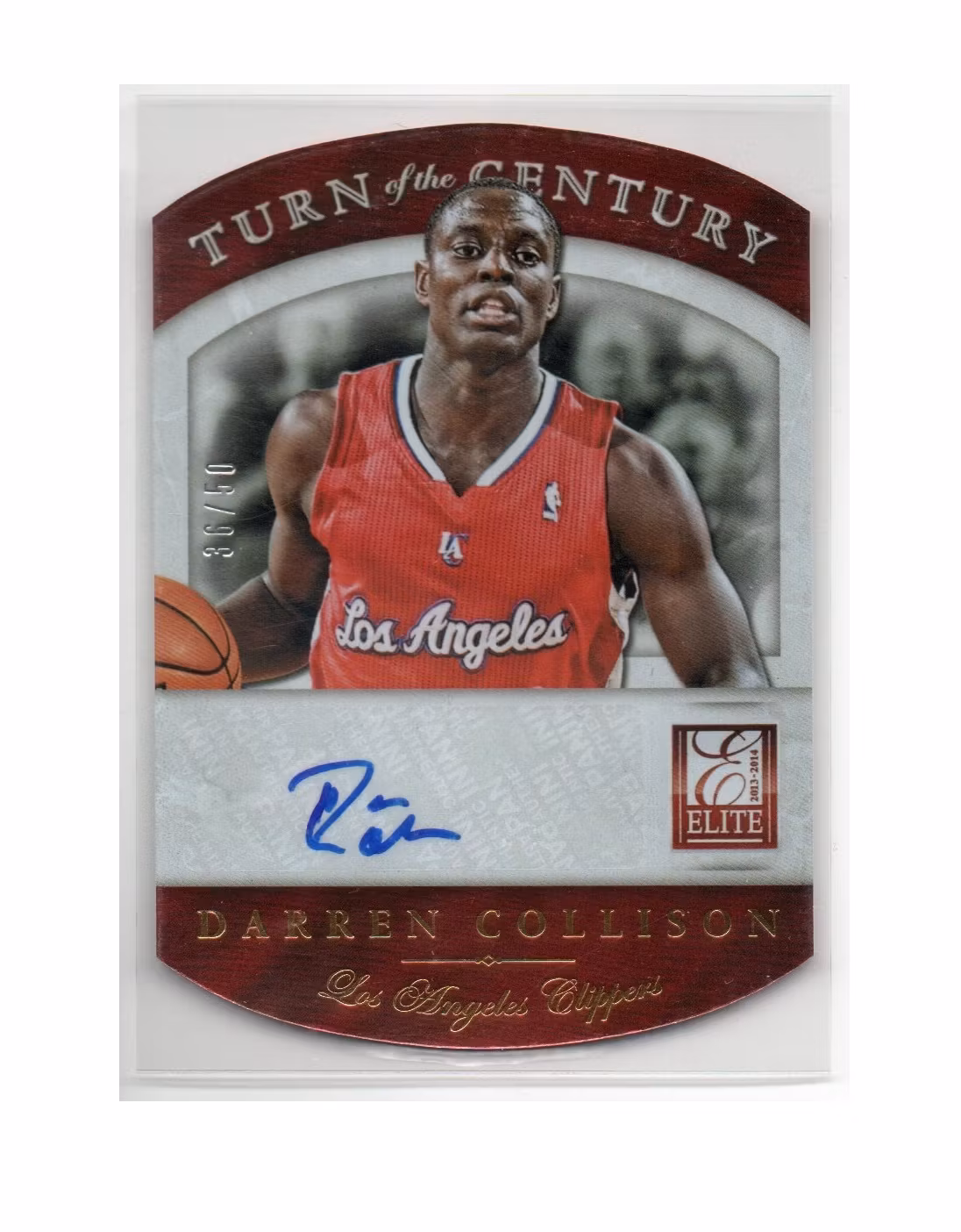 2013-14 Elite Turn of the Century Autographs #87 Darren Collison (40-X244-NBACLIPPERS)