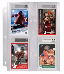 4-Pocket Page for Graded Beckett Slabs (1-pack)