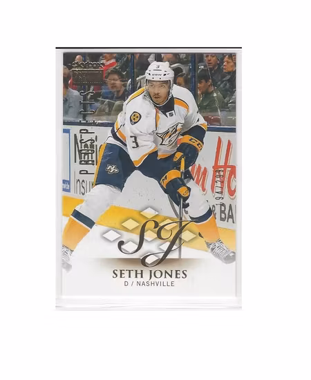 2013-14 Fleer Showcase SkyBox Premium #34 Seth Jones (25-293x2-PREDATORS)
