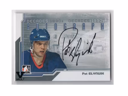 2013-14 ITG Decades 1990s Autographs #APE Pat Elynuik (40-X267-NHLJETS)
