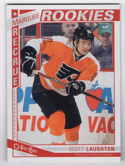 2013-14 O-Pee-Chee #581 Scott Laughton RC (12-X38-FLYERS)