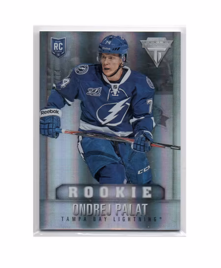 2013-14 Panini Titanium #107 Ondrej Palat RC (400-X155-LIGHTNING)