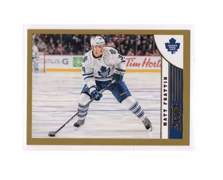 2013-14 Score Gold #491 Matt Frattin (10-X195-MAPLE LEAFS)