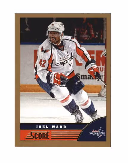 2013-14 Score Gold #525 Joel Ward (10-X178-CAPITALS)