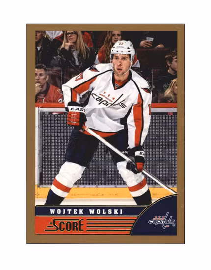 2013-14 Score Gold #530 Wojtek Wolski (10-X179-CAPITALS)