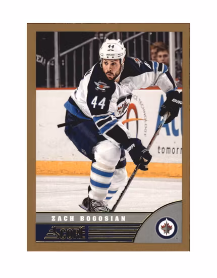 2013-14 Score Gold #538 Zach Bogosian (10-X178-NHLJETS)
