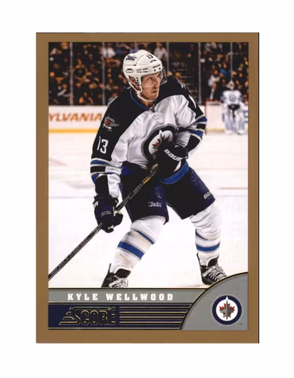 2013-14 Score Gold #547 Kyle Wellwood (10-X178-NHLJETS)