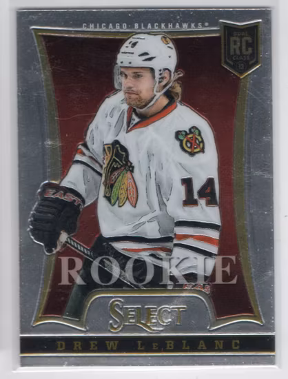 2013-14 Select #191 Drew LeBlanc RC (10-29x8-BLACKHAWKS)