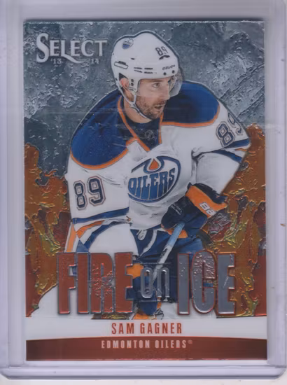 2013-14 Select Fire on Ice Stars #FS14 Sam Gagner (15-X57-OILERS)