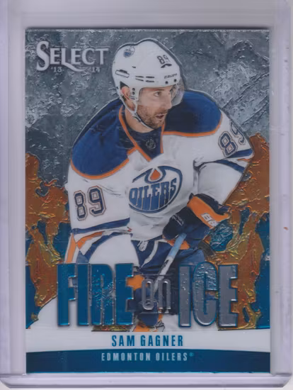 2013-14 Select Fire on Ice Stars Blue #FS14 Sam Gagner (15-X57-OILERS)