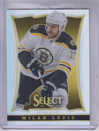 2013-14 Select Prizms #24 Milan Lucic (12-X14-BRUINS)