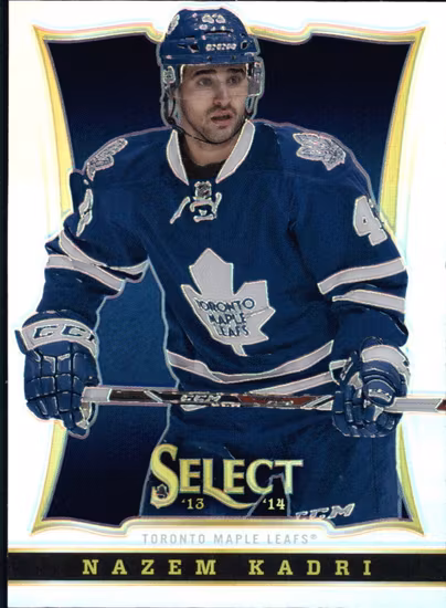 2013-14 Select Prizms #45 Nazem Kadri (12-X57-MAPLE LEAFS)