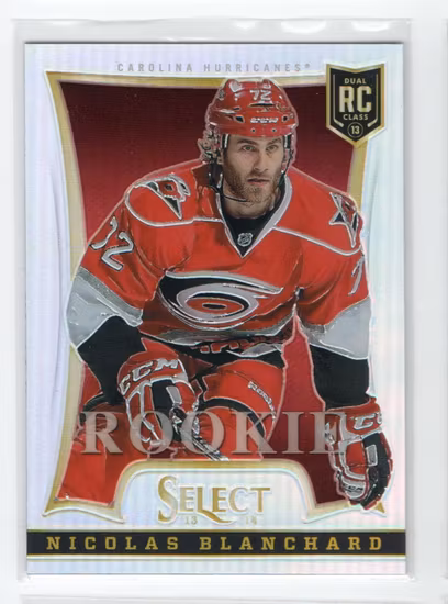 2013-14 Select Prizms #199 Nicolas Blanchard (12-X98-HURRICANES)