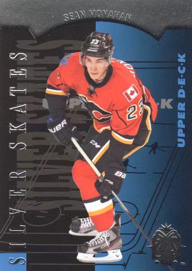 2013-14 SP Authentic 1993-94 SP Retro Silver Skates #R18 Sean Monahan (12-X53-FLAMES)