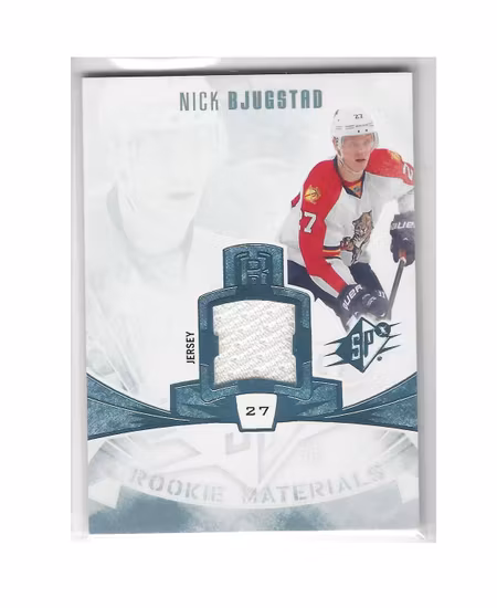 2013-14 SPx Rookie Materials #RMNB Nick Bjugstad (30-X94-NHLPANTHERS)