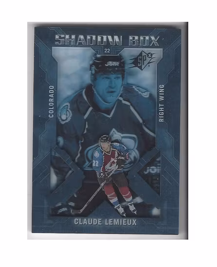 2013-14 SPx Shadowbox #SH30 Claude Lemieux (60-X111-AVALANCHE)