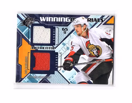 2013-14 SPx Winning Materials #WMEK Erik Karlsson C (40-X61-SENATORS)