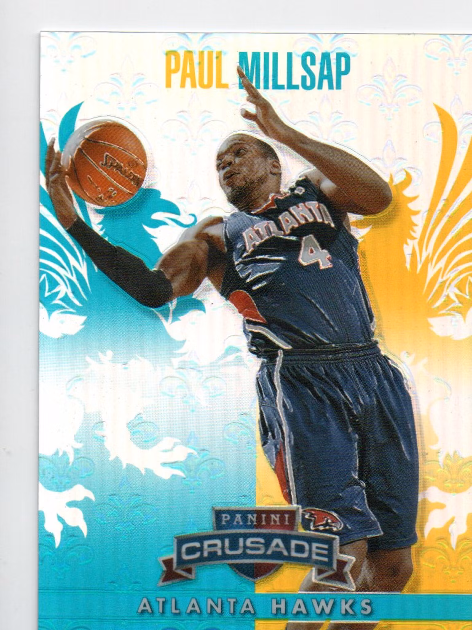 2013-14 Panini Crusade Insert Teal #39 Paul Millsap (20-X310-NBAHAWKS)