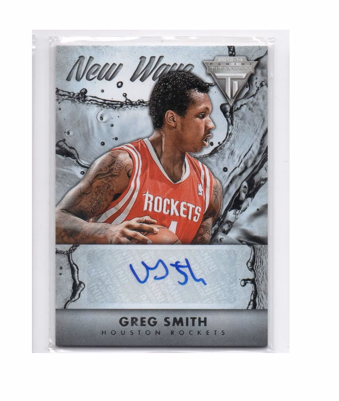 2013-14 Panini Titanium New Wave Signatures #64 Greg Smith (30-X254-NBAROCKETS)