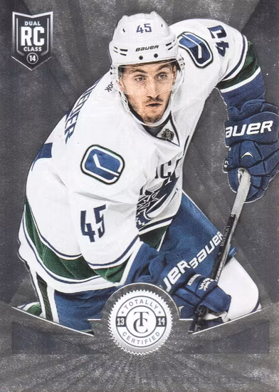 2013-14 Totally Certified #196 Jordan Schroeder RC (10-X9-CANUCKS)