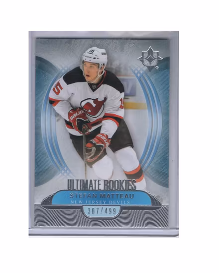 2013-14 Ultimate Collection #112 Stefan Matteau RC (25-X53-DEVILS)