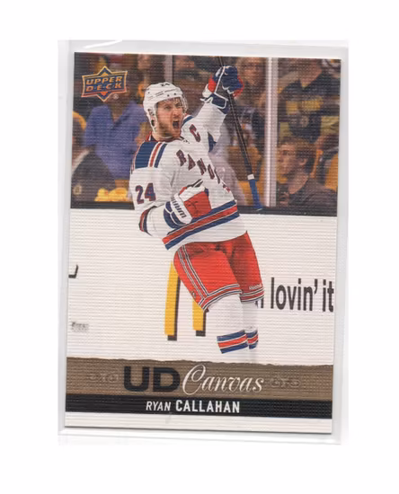 2013-14 Upper Deck Canvas #C13 Ryan Callahan (12-X162-RANGERS)