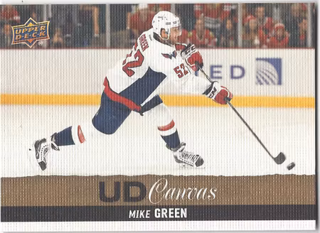 2013-14 Upper Deck Canvas #C144 Mike Green (10-X5-CAPITALS)