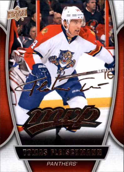2013-14 Upper Deck MVP #1 Tomas Fleischmann (10-X89-NHLPANTHERS)