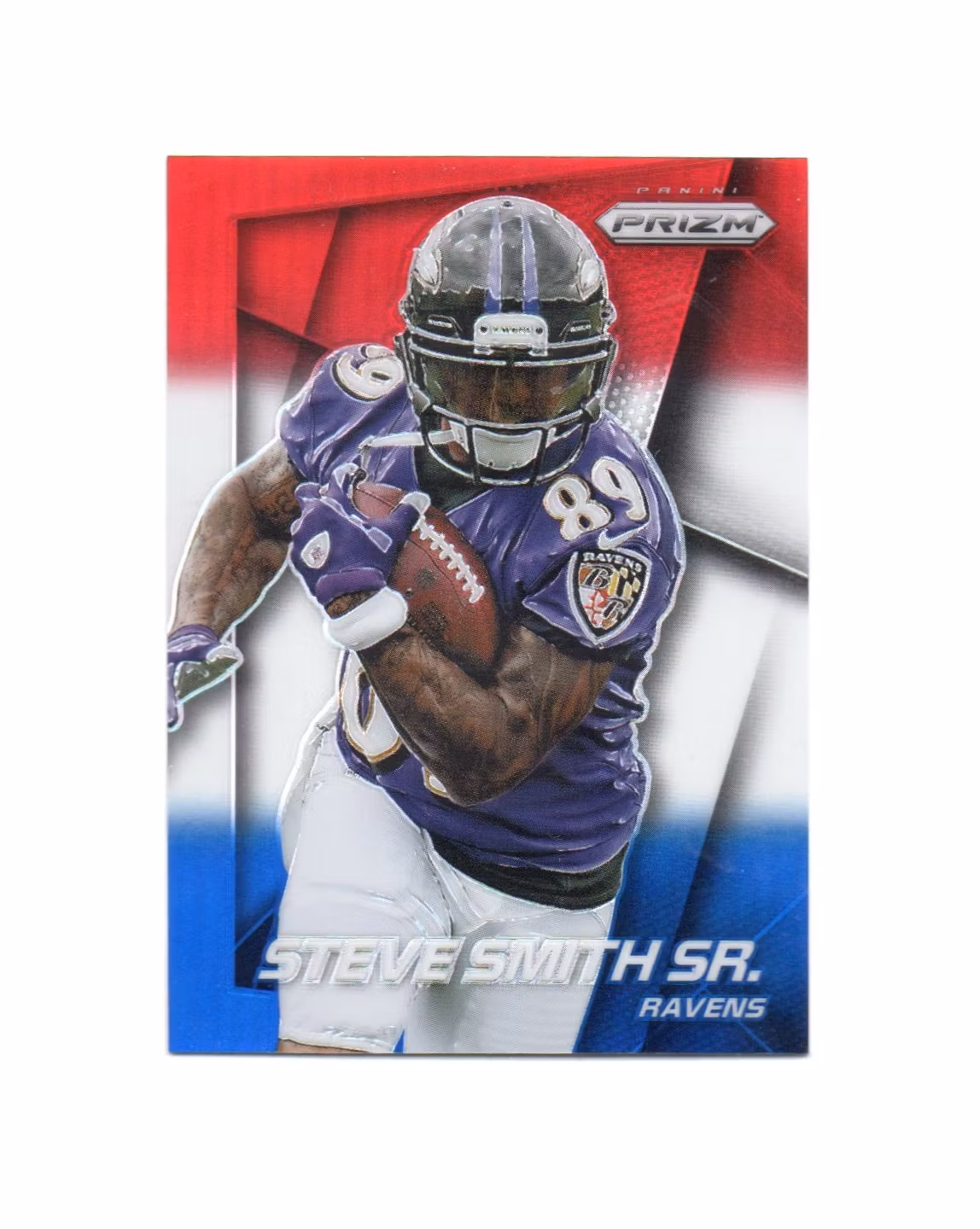 2014 Panini Prizm Prizms Red White and Blue #1 Steve Smith (20-X263-NFLRAVENS)
