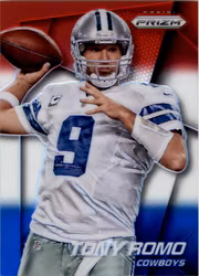 2014 Panini Prizm Prizms Red White and Blue #37 Tony Romo (50-X313-NFLCOWBOYS)