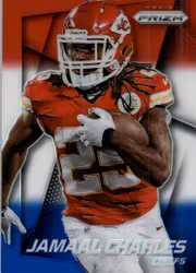 2014 Panini Prizm Prizms Red White and Blue #46 Jamaal Charles (25-X312-NFLCHIEFS)