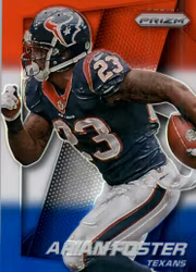 2014 Panini Prizm Prizms Red White and Blue #59 Arian Foster (30-X310-NFLTEXANS)