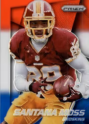 2014 Panini Prizm Prizms Red White and Blue #108 Santana Moss (20-X311-NFLREDSKINS)