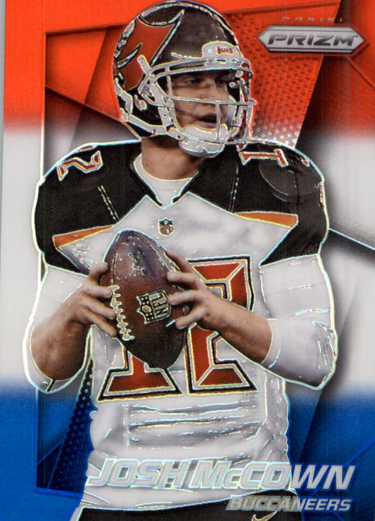 2014 Panini Prizm Prizms Red White and Blue #151 Josh McCown (25-X313-NFLBUCCANEERS)