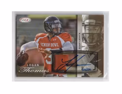2014 SAGE Autographs Gold #49 Logan Thomas (30-D8-NFLCARDINALS)