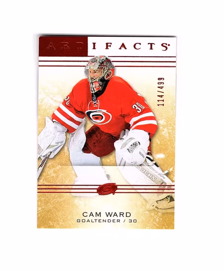 2014-15 Artifacts Ruby #112 Cam Ward (25-X6-HURRICANES)