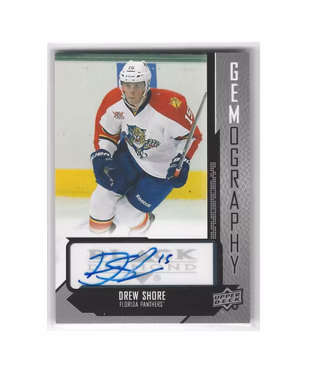 2014-15 Black Diamond Gemography #GEMDS Drew Shore D (40-X104-NHLPANTHERS)