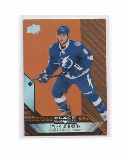 2014-15 Black Diamond Orange #36 Tyler Johnson (25-X160-LIGHTNING)