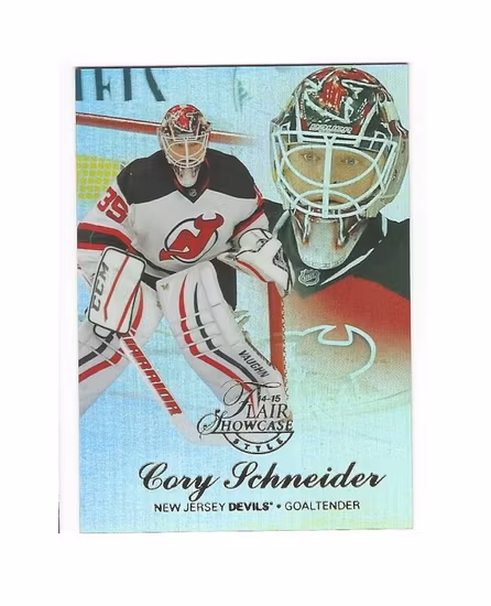 2014-15 Fleer Showcase Flair #30 Cory Schneider R2 (10-X122-DEVILS)