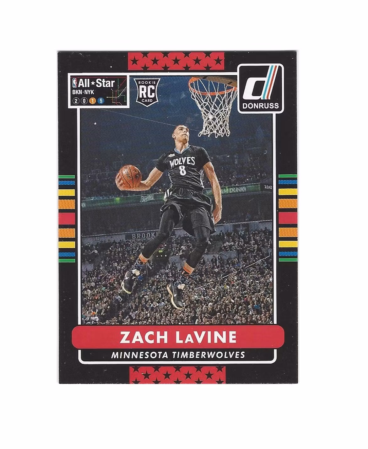 2014-15 Donruss All-Star Wrapper Redemption #AS3 Zach LaVine (100-X95-NBATIMBERWOLVES)