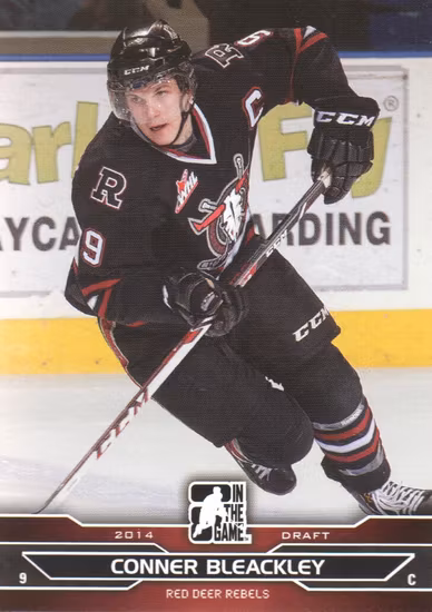 2014-15 ITG Draft Prospects #25 Conner Bleackley (10-X14-OTHERS)