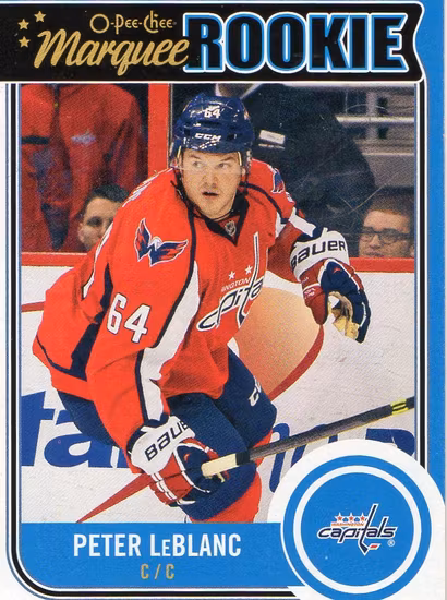 2014-15 O-Pee-Chee #540 Peter LeBlanc RC (15-22x9-CAPITALS)
