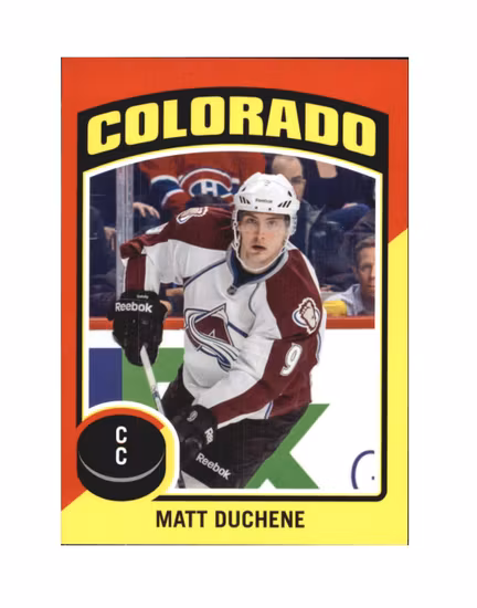 2014-15 O-Pee-Chee Stickers #ST67 Matt Duchene (10-X189-AVALANCHE)