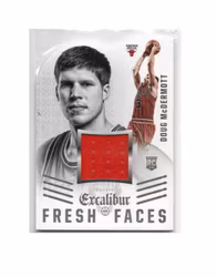 2014-15 Panini Excalibur Fresh Faces Die-Cut Jerseys #16 Doug McDermott (30-X254-NBABULLS)