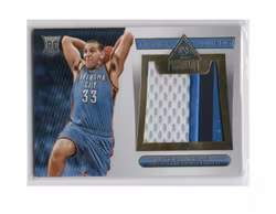 2014-15 Paramount Rookie Jumbo Jerseys Prime #12 Mitch McGary (50-X243-NBATHUNDER)