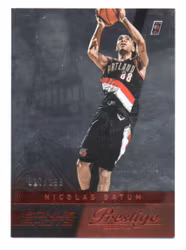 2014-15 Prestige Bonus Shots Red #39 Nicolas Batum (12-X303-NBATRAILBLAZERS)