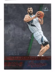2014-15 Prestige Bonus Shots Red #49 Nikola Pekovic (15-X304-NBATIMBERWOLVES)
