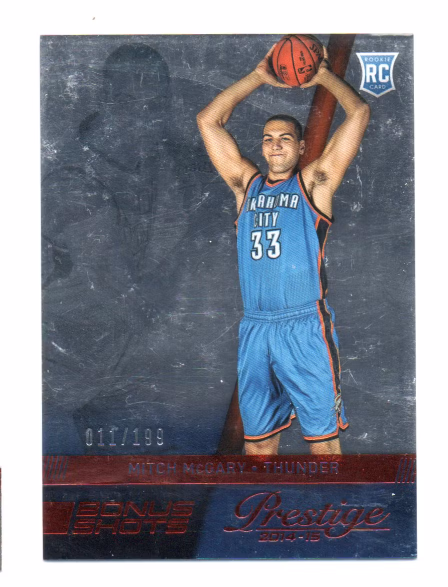 2014-15 Prestige Bonus Shots Red #178 Mitch McGary (15-X303-NBATHUNDER)